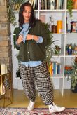 Oliver Knit Cardigan Khaki